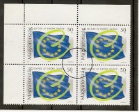 www.europhila-coins.com - 1999  Mi. 4542  Muster/Specimen   im 4-rer  Block  -  EUROPARAT