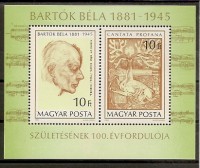 www.europhila-coins.com - Block  148   Bela  Bartok - Komponist