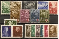 www.europhila-coins.com - kompletter  Jahrgang  1942  postfrisch /mint , Mi.  687-704